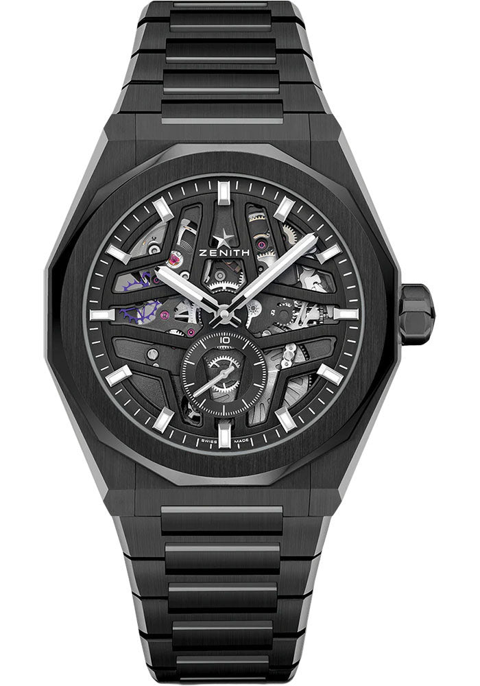 Zenith 49.9300.3620/78.I001 Defy Skyline Skeleton 41mm Ceramic Case - Openworked Dial - Black Ceramic Bracelet Main image