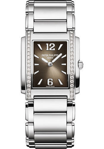 Patek Philippe Twenty-4 4910/1200A-010 Twenty~4 Medium Stainless Steel Case - Gray Arabic Dial Main image