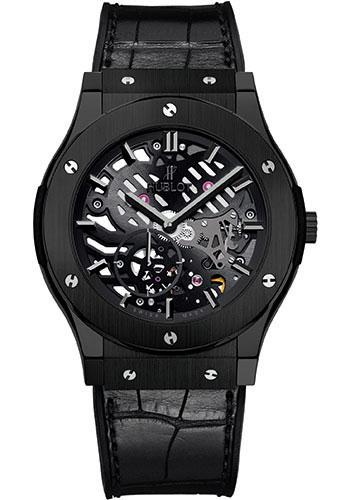 Hublot Classic Fusion 515.CM.0140.LR Extra-Thin Skeleton Black Ceramic