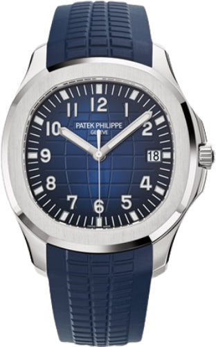 Patek Philippe Aquanaut 5968G-001 Chronograph 42.2mm White Gold Blue Dial