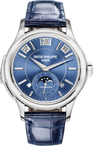 Patek Philippe Grand Complications 5207G-001 Minute Repeater Tourbillon Perpetual Calendar White Gold Blue Dial