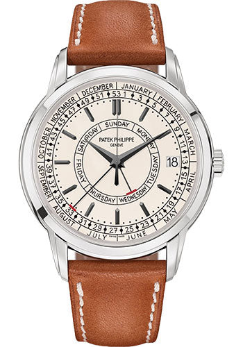 Patek Philippe Calatrava 5212A-001 Complications Weekly Calendar - Steel - Silvery Opaline Dial