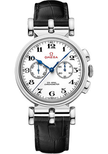 Omega 522.53.38.50.04.001 Specialities Olympic Official Timekeeper - 38mm White Gold Case - Lacquered White Dial - Black Leather Strap Limited Edition of 188
