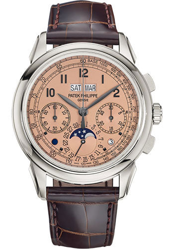 Patek Philippe Grand Complications 5270P-001 Chronograph Perpetual Calendar - Platinum - Golden Opaline Dial