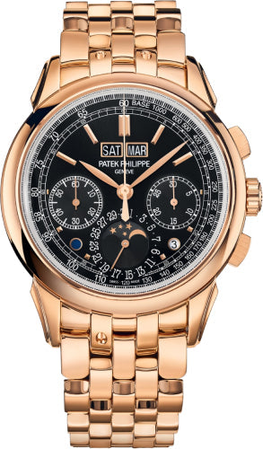 Patek Philippe Grand Complications 5270/1R-001 41mm Chronograph Perpetual Calendar Rose Gold Black Dial