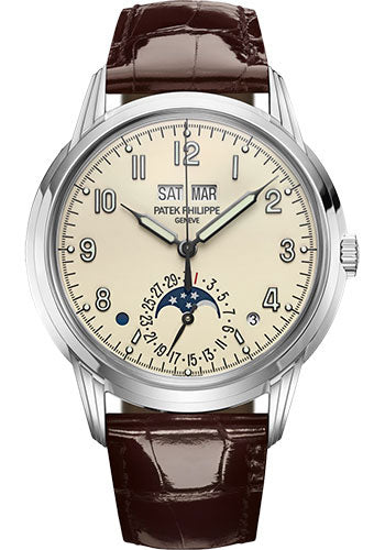 Patek Philippe Grand Complications 5320G-001 Perpetual Calendar - White Gold - Lacquered Cream Dial Main image