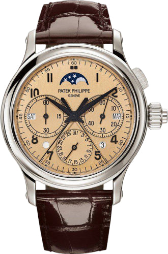 Patek Philippe Grand Complications 5372P-010 Split-Seconds Chronograph Perpetual Calendar Platinum Pink Dial