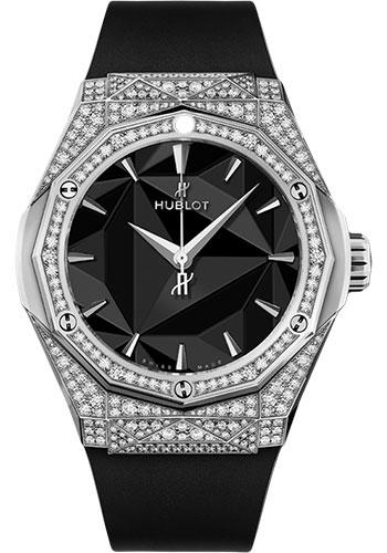 Hublot Classic Fusion 550.NS.1800.RX.1604.ORL19 Orlinski Titanium Pave 40mm - Black Dial Main image
