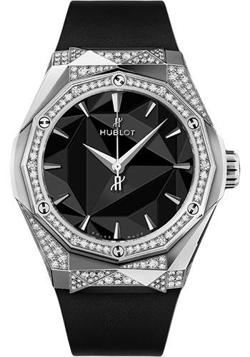 Hublot Classic Fusion 550.NS.1800.RX.1804.ORL19 Orlinski Titanium Alternative Pave 40mm - Black Dial
