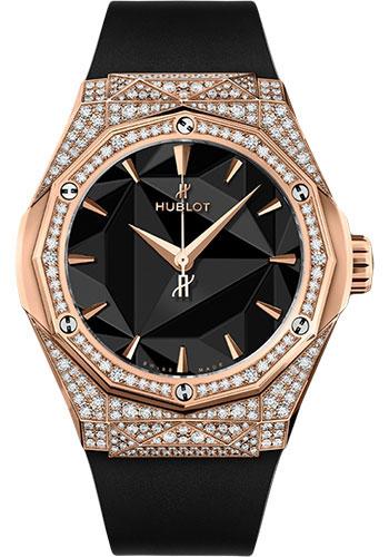 Hublot Classic Fusion 550.OS.1800.RX.1604.ORL19 Orlinski King Gold Pave 40mm - Black Dial Main image