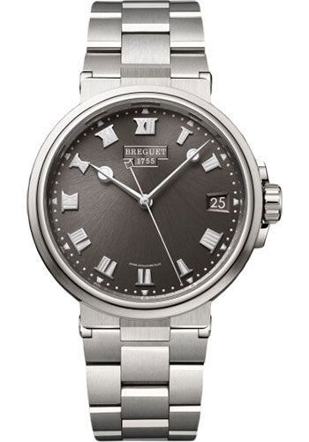 Breguet 5517TI/G2/TZ0 Marine 5517 - Titanium Case - Black Dial - Metal Bracelet Main image
