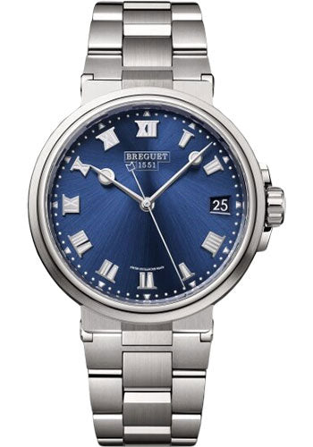 Breguet 5517TI/Y1/TZ0 Marine 5517 - Titanium Case - Blue Dial - Metal Bracelet