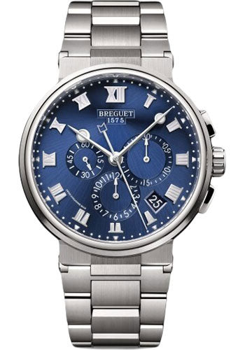 Breguet 5527TI/Y1/TW0 Marine Chronographe 5527 - Titanium Case - Blue Dial - Bracelet Main image