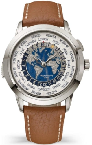 Patek Philippe World Time 5531G-010 Calatrava Minute Repeater White Gold / Planisphere