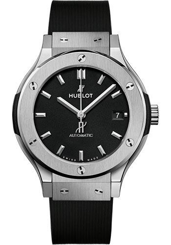 Hublot Classic Fusion 565.NX.1171.RX Titanium 38mm - Black Dial - Black Lined Rubber Strap Main image