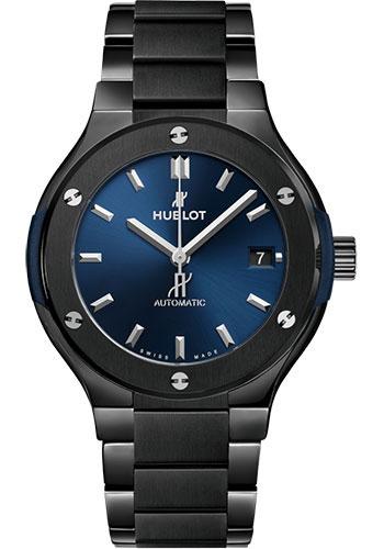 Hublot Classic Fusion 568.CM.7170.CM Ceramic Blue Bracelet 38mm - Blue Dial Main image