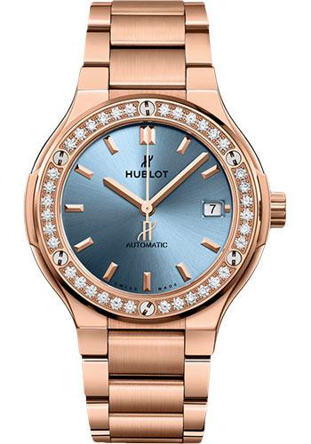 Hublot Classic Fusion 568.OX.891L.OX.1204 King Gold Light Blue Main image