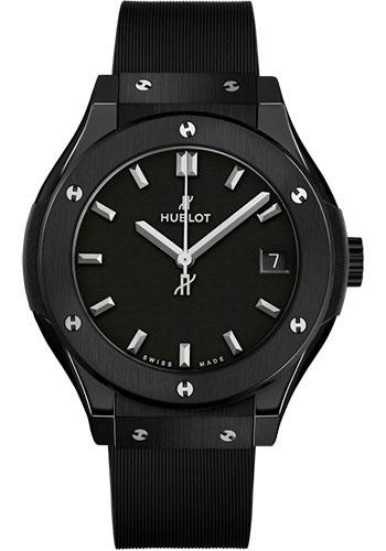 Hublot Classic Fusion 581.CM.1171.RX Black Magic 33mm - Black Dial - Black Lined Rubber Strap