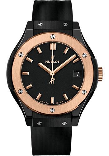 Hublot Classic Fusion 581.CO.1181.RX Ceramic King Gold 33mm - Black Lacquered Dial