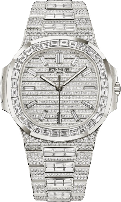 Patek Philippe Nautilus 5811/1460G-001 White Gold Full Diamond 41mm — 2025 Main image