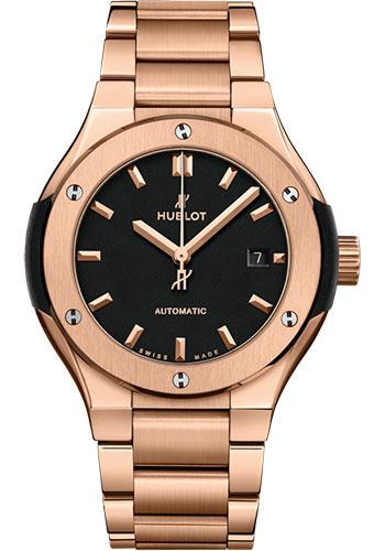Hublot Classic Fusion 585.OX.1180.OX King Gold Bracelet 33mm - Black Dial Main image