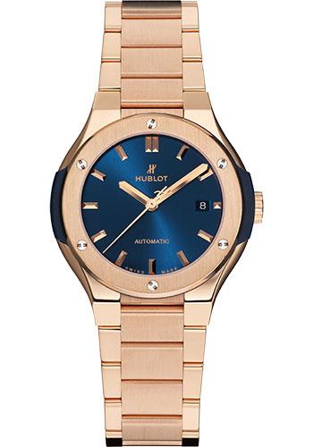 Hublot Classic Fusion 585.OX.7180.OX Blue King Gold Bracelet