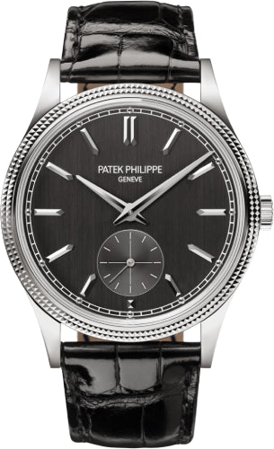 Patek Philippe Calatrava 6119G-001 "Clous de Paris" White Gold 39mm Hobnail Bezel Grey Dial Main image