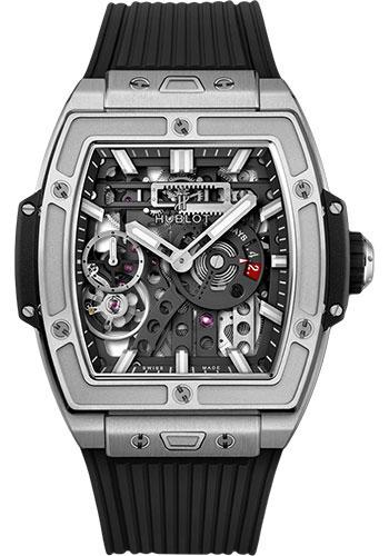 Hublot Spirit of Big Bang 614.NX.1170.RX MECA-10 Titanium 45mm - Black Skeleton Dial Main image