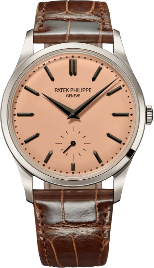 Patek Philippe Calatrava 6196P-001 Platinum 38mm Platinum Manual Winding Salmon Dial — 2025