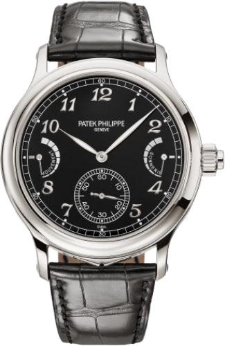 Patek Philippe Grand Complications 6301P-001 44mm Grande and Petite Sonnerie Minute Repeater Platinum Black Dial