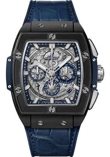 Hublot Spirit of Big Bang 641.CI.7170.LR Ceramic Blue 42mm - Sapphire Dial - Blue Rubber and Leather Strap Main image