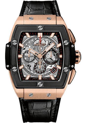 Hublot Spirit of Big Bang 641.OM.0183.LR King Gold Ceramic 42mm - Sapphire Dial - Black Rubber and Leather Strap