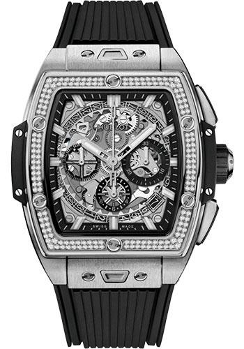 Hublot Spirit of Big Bang 642.NX.0170.RX.1104 Titanium Diamonds 42mm - Sapphire Dial - Black Rubber Strap Main image