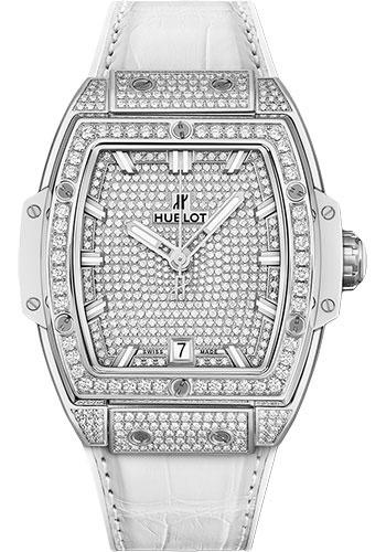 Hublot Spirit of Big Bang 665.NE.9010.LR.1604 Titanium White Full Pave 39mm - Titanium Dial Main image