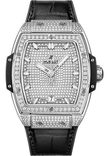 Hublot Spirit of Big Bang 665.NX.9010.LR.1604 Titanium Full Pave 39mm - Titanium Dial Main image