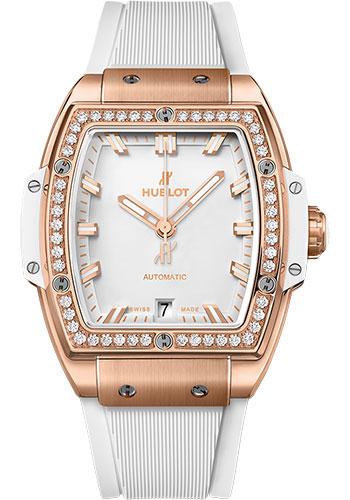Hublot Spirit of Big Bang 665.OE.2080.RW.1204 King Gold White Diamonds 39mm - White Dial