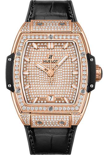 Hublot Spirit of Big Bang 665.OX.9010.LR.1604 King Gold Full Pave 39mm - 18K King Gold Dial
