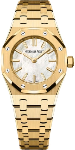 Audemars Piguet Royal Oak 67630BA.OO.1312BA.03-B Mini Quartz Yellow Gold MOP Dial — 2026