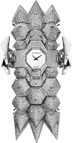 Audemars Piguet Haute Joaillerie Diamond Outrage 67700BC.ZZ.9190BC.01 Mirror Polished Dial Diamond Set White Gold 34mm Quartz