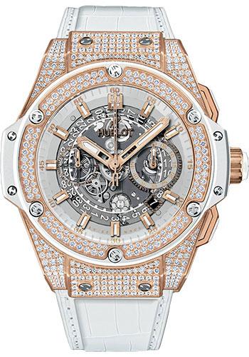 Hublot 701.OE.0128.GR.1704 King Power Unico King Gold White Pave Main image