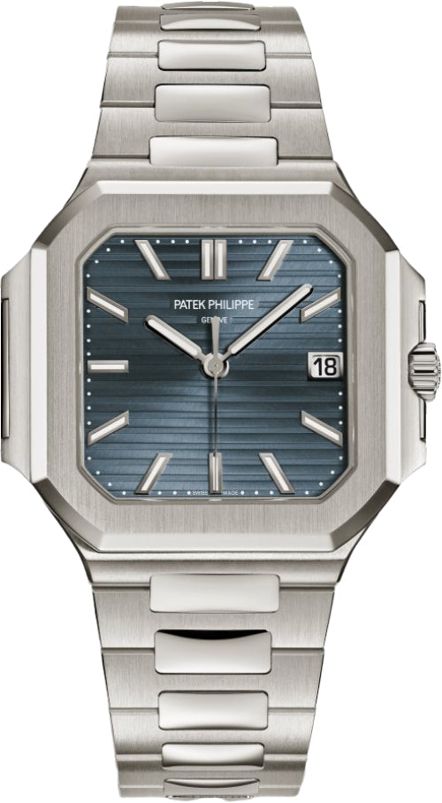 Patek Philippe Cubitus 7128/1G-001 White Gold 40mm white Gold Blue Dial Automatic Winding — 2025