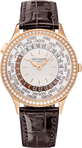 Patek Philippe World Time 7130R-013 Complications 36mm Rose Gold Ivory Dial Main image