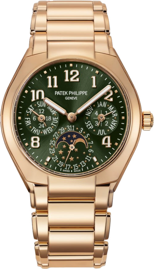 Patek Philippe Twenty-4 7340/1R-010 Rose Gold Sunburst Olive Green Dial 36mm