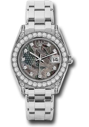 Rolex Datejust 81159 White Gold Pearlmaster 34 34 Diamond Bezel - Goldust Dream Diamond Dial - gdd