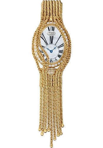 Breguet 8928BA/51/J60/DD0D Reine de Naples 8928 - Yellow Gold Case - Mother-Of-Pearl Dial - Yellow Gold Chain Bracelet