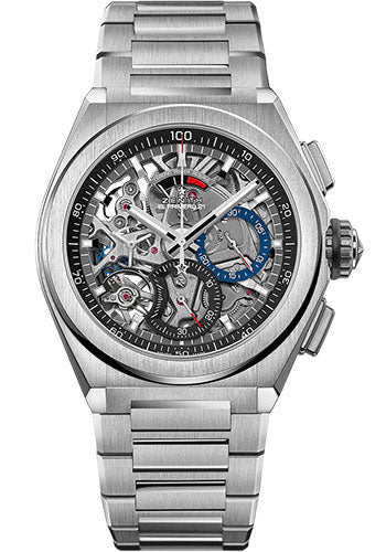 Zenith 95.9000.9004/78.M9000 Defy El Primero 21 Titanium - Openworked Dial - Titanium Bracelet