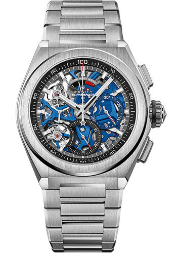 Zenith 95.9002.9004/78.M9000 Defy El Primero 21 Titanium - Openworked Dial - Titanium Bracelet