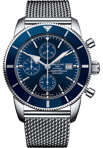 Breitling Superocean Heritage A13312161C1A1 Chronograph 46 Steel - Gun Blue Dial - Steel Bracelet