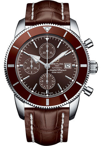 Breitling Superocean Heritage A1331233/Q616/757P/A20D.1 II Chronograph 46 Steel Case - Copperhead Bronze Dial - Brown Croco Strap Main image