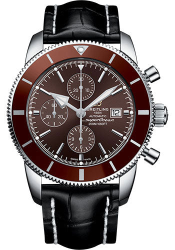 Breitling Superocean Heritage A1331233/Q616/761P/A20D.1 II Chronograph 46 Steel Case - Copperhead Bronze Dial - Black Croco Strap Main image